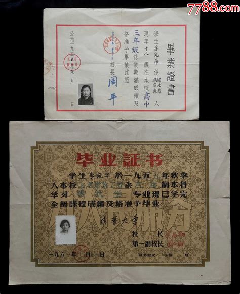 北京清华大学毕业证书图片