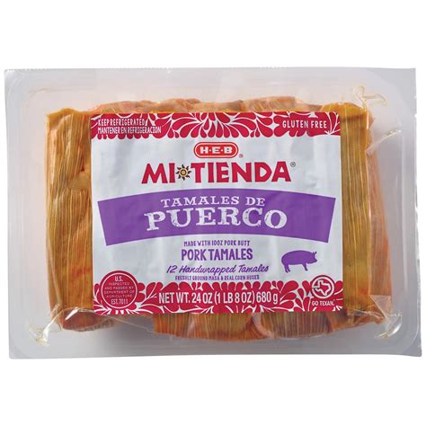 H-E-B Mi Tienda Pork Tamales de Puerco, 12 ct | Joe V's Smart Shop ...