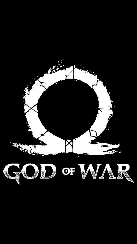 1440x2560 God Of War 2018 Logo 4k Samsung Galaxy S6,S7 ,Google Pixel XL ...