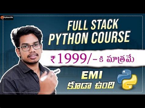Image result for Python Full Course in Telugu