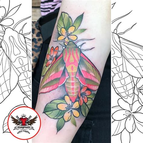 Hawkshead Moth Tattoos