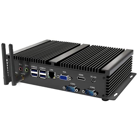 Buy MSECORE Mini Industrial PC, Rack Fanless Computers, Wall-able ...
