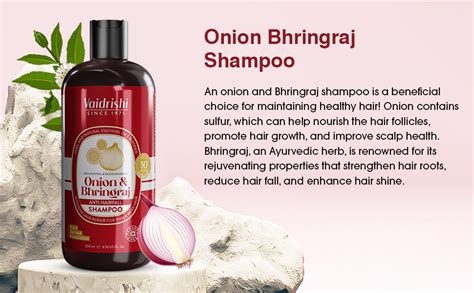 Vaidrishi Shampoo for Damaged & Weak Hair with Onion and Bhringraj | R