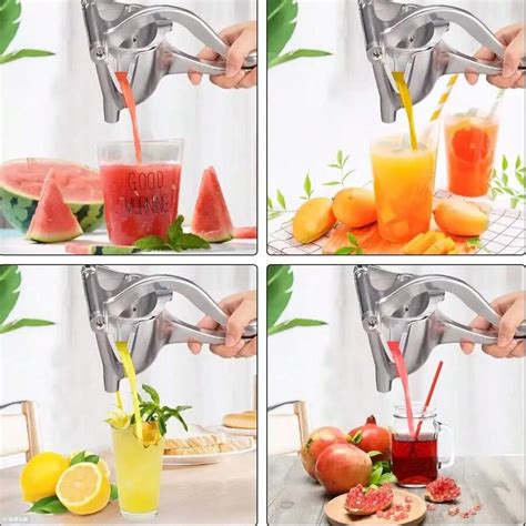 Manual Juicer Squeezer, Heavy Duty Alloy Manual Fruit Citrus Juice ...