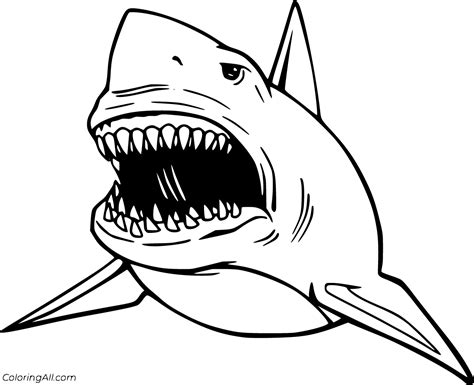 Megalodon Coloring Pages (7 Free Printables) - ColoringAll
