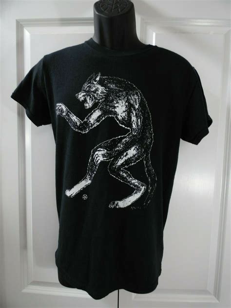 Werewolf T-Shirt Slavic Mythology Occult Folklore Bl… - Gem