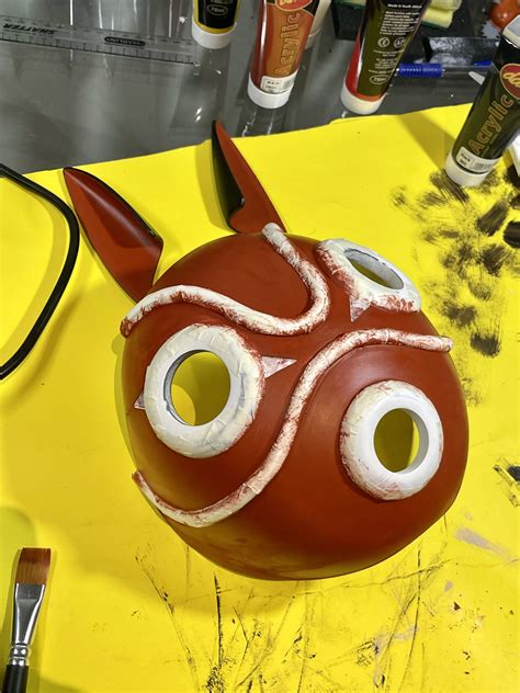 3D Printable San's Mask, Princess Mononoke Cosplay by Rob Glacier