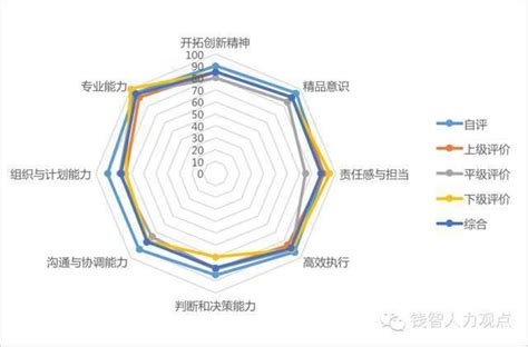 360评估中用雷达图给员工画像_能力