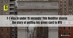F-1 visa in under 15 seconds! This Redditor shares the story of getting ...