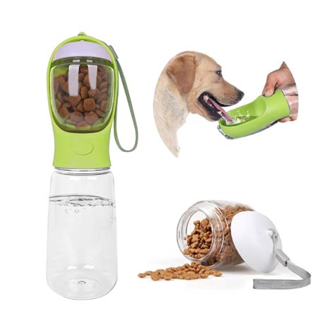 Blonviz Dog Water Bottle, 2 in 1, Leak Proof Portable Pet Water Bottle ...