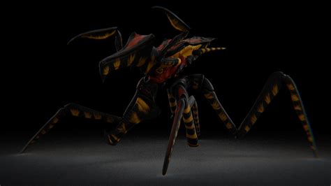 ArtStation - Starship Troopers arachnid warrior