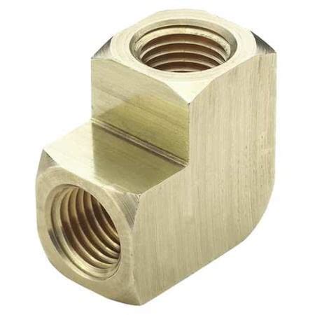 Parker Brass Dryseal Pipe Fitting, FNPT x FNPT, 1/4" Pipe Size 2200P-4 ...
