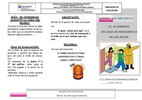 Protocolos de evacuación y emergencias