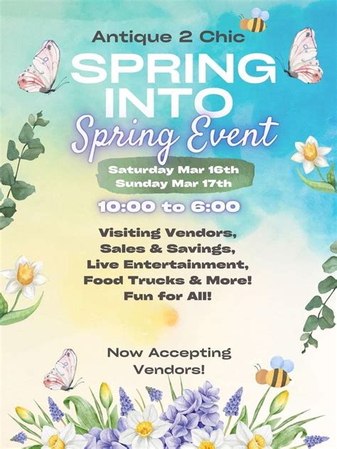 Spring at Antique2Chic (Farm Booth), 522 W Willis Landing Rd, Hubert ...