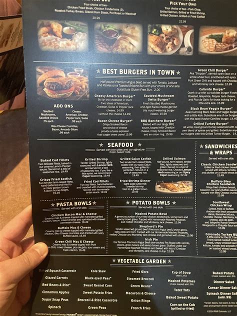 Menu at Black-eyed Pea restaurant, Northglenn, 211 W 104th Ave