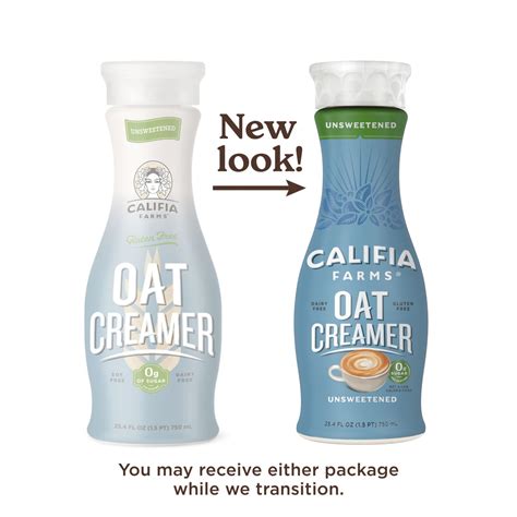 Califia Farms | Unsweetened Oat Milk Coffee Creamer