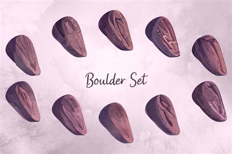 Boulder Set Graphic by The Digital Canvas · Creative Fabrica