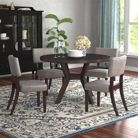 Balentine 4-Person Dining Set – Wooden Crest