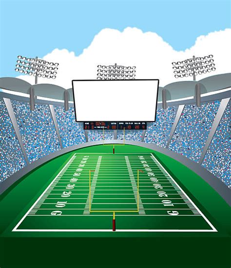 Royalty Free American Football Field Clip Art, Vector Images ...