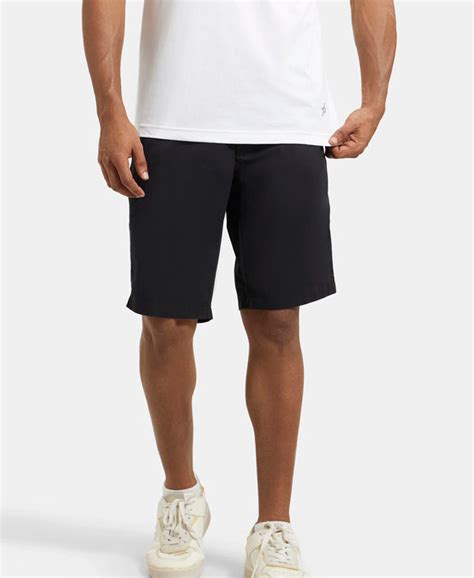 Buy Super Combed Mercerised Cotton Woven Straight Fit Shorts with Side ...