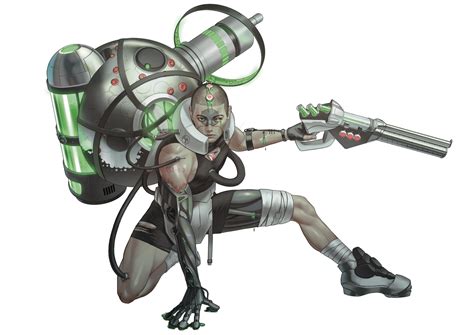 Cyborg Character Design 的图像结果