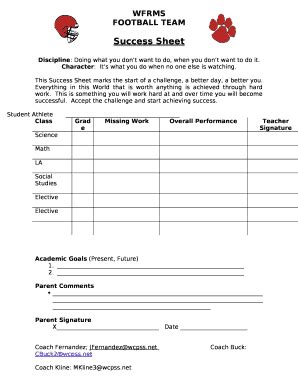 FOOTBALL TEAM Doc Template | pdfFiller