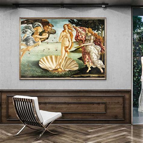 Sandro Botticelli's the Birth of Venus 1485, Italian Renaissance, Vintage Aphrodite Goddess Art ...