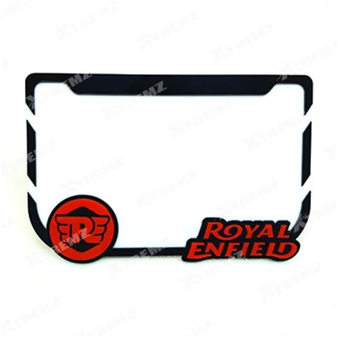 Royal Enfield Front & Rear Number Plate Set - Red || Xtremz