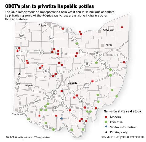 ODOT's rest stops could yield millions of dollars if developed, state ...