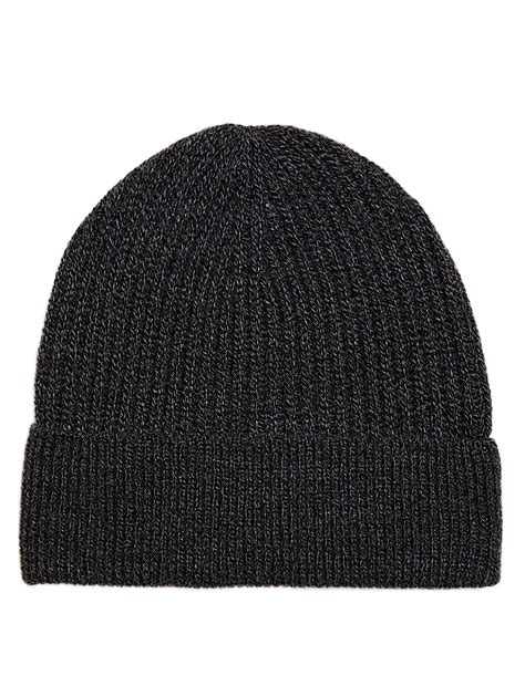 Buy Rib Knit Beanie Hat at Marks & Spencer