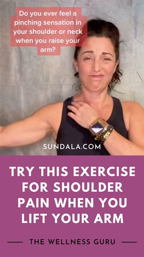 Try this exercise if you have shoulder or neck pain when you lift your arm – Artofit