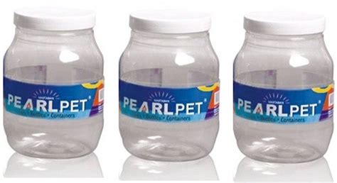 Pearlpet 3KG JARS - 3000 ml Plastic Spice Container Price in India ...