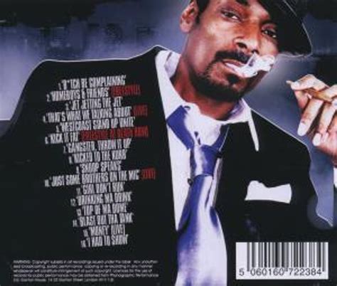 Snoop Dogg: Fo' Shizzle Ma Nizzle (CD) – jpc.de