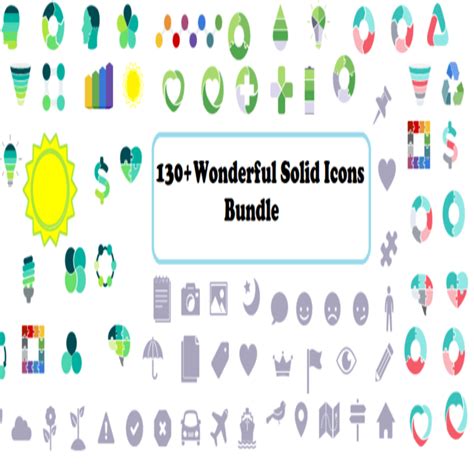 Wonderful Solid Icons Bundle - MasterBundles