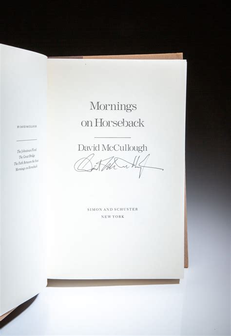 Mornings on Horseback - The First Edition Rare Books