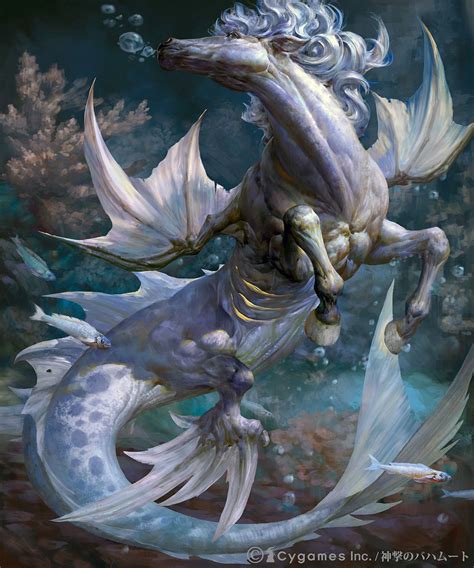 Hipocampo, de Qiming1989 | Mythical creatures, Fantasy creatures ...