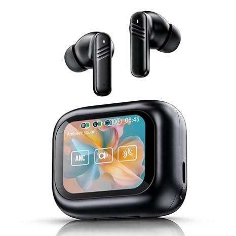 VEHOP GEN PODS Touch TWS Earbuds | HD Touch Screen Display | 32dB ANC ...