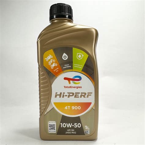 [機油倉庫]附發票TOTAL HI-PERF 4T 900 10W-50 10W50全合成機油 機車 | 蝦皮購物