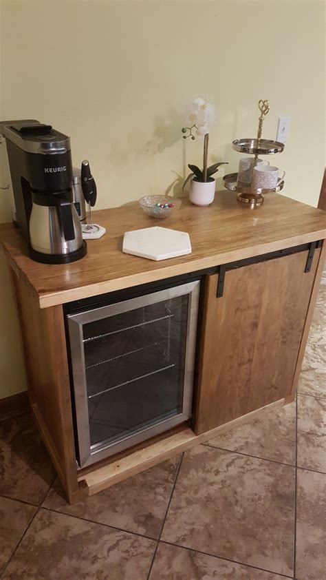 Coffee station built in mini fridge – Artofit