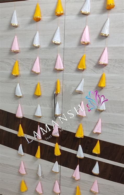 LAMANSH 8 ft Net Decorative Hanging for Wedding Backdrops / Haldi & We ...