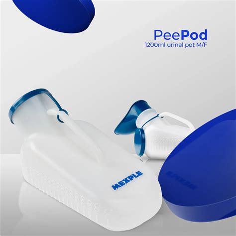 Peepod 1000ml Urinal Bottle for Men & Women – Mexple