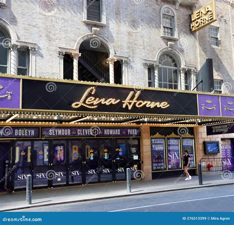 Lena Horne Theater on Broadway, NY Editorial Stock Image - Image of ...