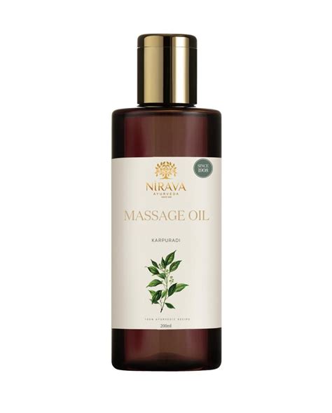 Massage Oil ( Karpooradi tailam ) – Nirava