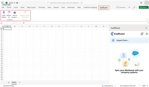 Connect Square to Microsoft Excel with Coefficient | Tutorial