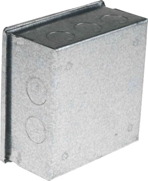 RS PRO | RS PRO Steel Galvanised Square Adaptable Box, 100mm x 100mm x ...