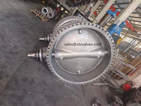 56 Inch ANSI Flanged Metal Seat Butterfly Valve,150LB - China Valve Manufacturer | STV