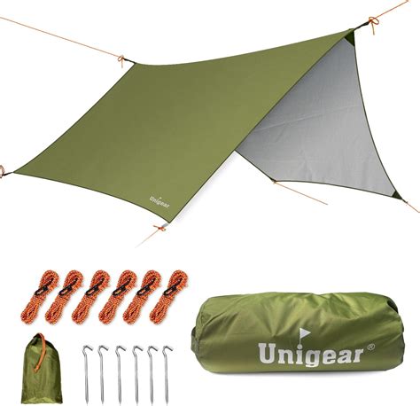 Amazon.com: EL FUEGO Waterproof Camping Tarp,Hammock Rain Fly Tent Tarp ...