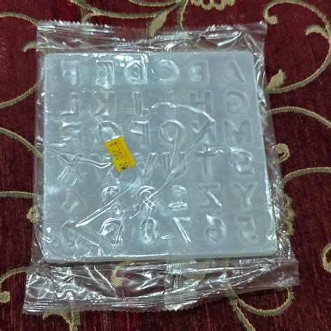 Silicone Resin Mini Abcd Mold Silicone Mold for Resin Art for Epoxy ...