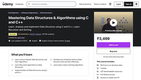 Image result for Data Structure and Algorithm in C++ Udemy