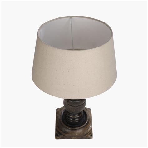 Buy HOMESAKE Wooden Set of 2 Table Lamps from Homesake at just INR 8000.0